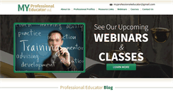 Desktop Screenshot of myproedu.com